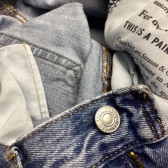 Levi's Straight Jeans size 33 30. Like new VINTAGE RED LABEL LOGO - Picture 7 of 7
